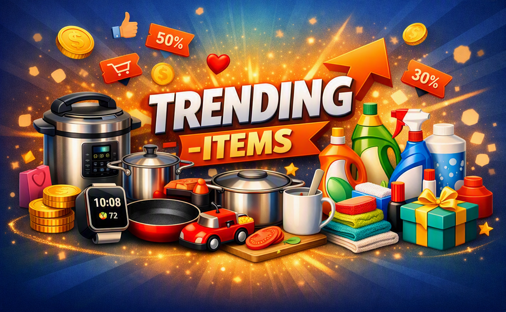 Trending and New items
